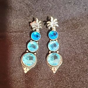 🆕️ Blue Topaz Handmade Drop Dangle Earrings